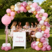 Pink and White Balloons Set, 60pcs 12inch Matte Light Pink White Metallic Pink Confetti Gold Latex Balloons with Pink Ribbon for Birthday Wedding Party Bridal Showers Baby Showers Decoration Pink and White Balloons Set, 60pcs 12inch Matte Light Pink White Metallic Pink Confetti Gold Latex Balloons with Pink Ribbon for Birthday Wedding Party Bridal Showers Baby Showers Decoration