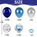 Navy Blue Balloons and Silver Balloons Set, 60 Pack 12In Metallic Blue Silver Confetti Balloons and Pearl Dark Blue Latex Balloons for Baby Shower Wedding Graduation Anniversary Wedding Decorations Navy Blue Balloons and Silver Balloons Set, 60 Pack 12In Metallic Blue Silver Confetti Balloons and Pearl Dark Blue Latex Balloons for Baby Shower Wedding Graduation Anniversary Wedding Decorations