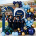 Navy Blue and Gold Balloons Kit, 60PCS 12 Inch Blue Balloons Includes Pearl Macaron Dark Blue Blue Metallic Gold Confetti Balloons for Wedding Baby Shower Birthday Decorations. Navy Blue and Gold Balloons Kit, 60PCS 12 Inch Blue Balloons Includes Pearl Macaron Dark Blue Blue Metallic Gold Confetti Balloons for Wedding Baby Shower Birthday Decorations.