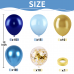Navy Blue and Gold Balloons Kit, 60PCS 12 Inch Blue Balloons Includes Pearl Macaron Dark Blue Blue Metallic Gold Confetti Balloons for Wedding Baby Shower Birthday Decorations. Navy Blue and Gold Balloons Kit, 60PCS 12 Inch Blue Balloons Includes Pearl Macaron Dark Blue Blue Metallic Gold Confetti Balloons for Wedding Baby Shower Birthday Decorations.