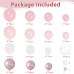 Pink and White Balloon Arch Kit, Pastel Balloon Garland with Dusty Light Metallic Pink Matte White Balloons and Clear Balloons for Birthday Bridal Shower Wedding Party Decorations Pink and White Balloon Arch Kit, Pastel Balloon Garland with Dusty Light Metallic Pink Matte White Balloons and Clear Balloons for Birthday Bridal Shower Wedding Party Decorations